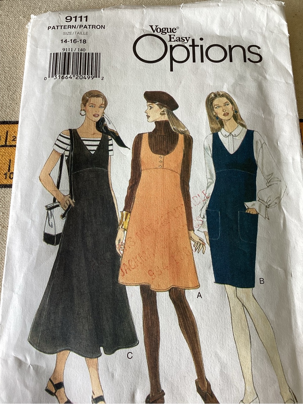 Vogue Sleeveless jumper  Dress